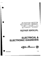 Alfa Romeo 155 Repair manual - Electrical 